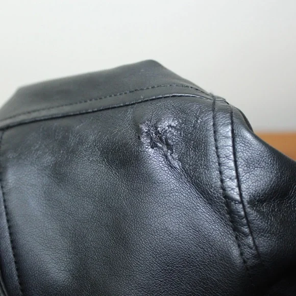 Torrid Insiders Collection Patch Moto Jacket Faux Leather Sz 0 (12/L) - Picture 9 of 9